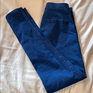 American Apparel High Waisted Dark Wash jeans